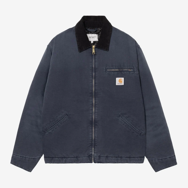 Carhartt WIP Herren OG Detroit Jacke | Dunkelblau/Schwarz