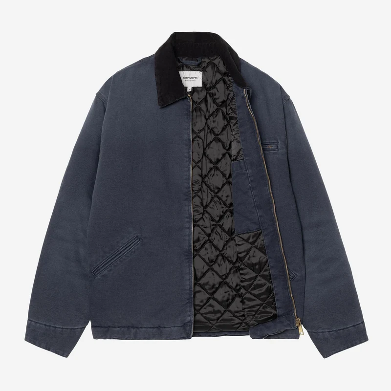 Carhartt WIP Herren OG Detroit Jacke | Dunkelblau/Schwarz
