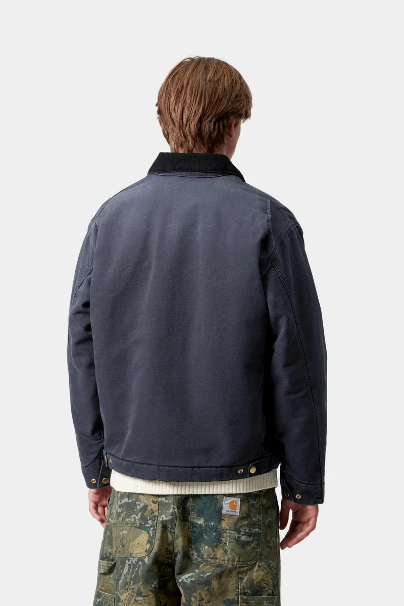 Carhartt WIP Herren OG Detroit Jacke | Dunkelblau/Schwarz