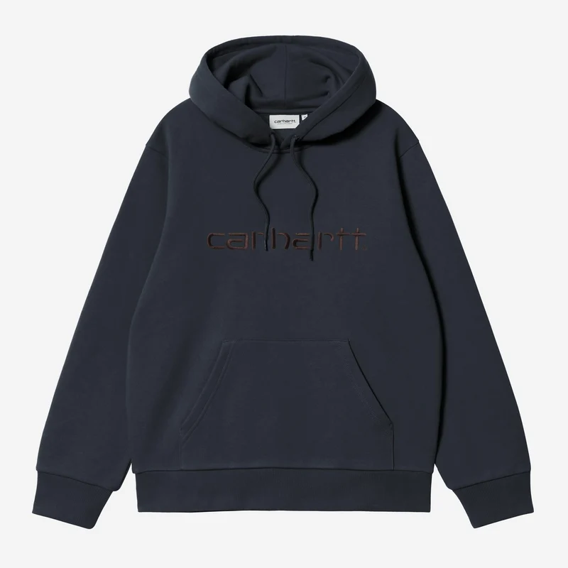 Carhartt WIP Herren Carhartt Hoodie | Deep Night / Palisander