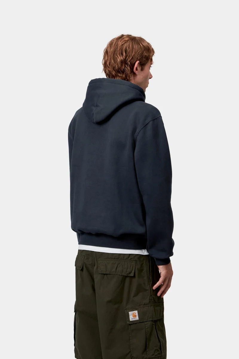 Carhartt WIP Herren Carhartt Hoodie | Deep Night / Palisander