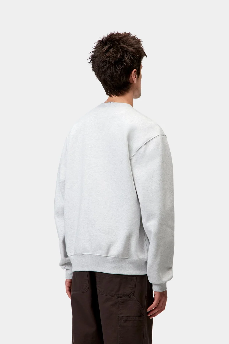 Carhartt WIP Herren Carhartt Sweatshirt | Ash Heather / Rondo