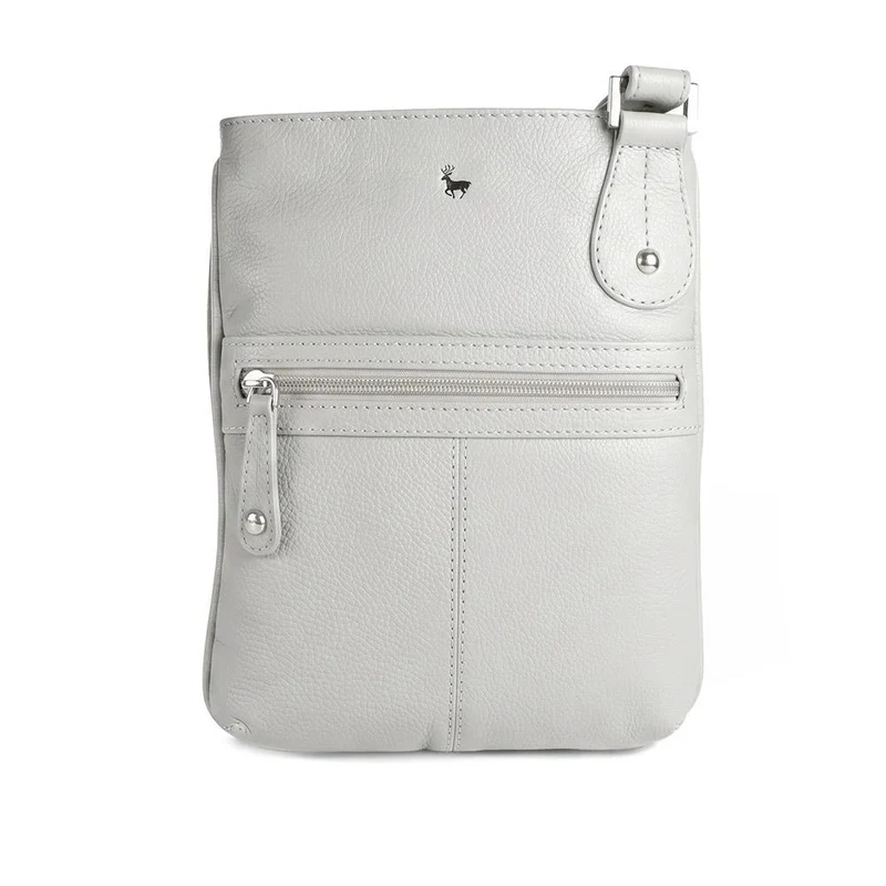 Leather Crossbody Bag W/ Outer Zip Pocket - LLOYD44037 / 330 479