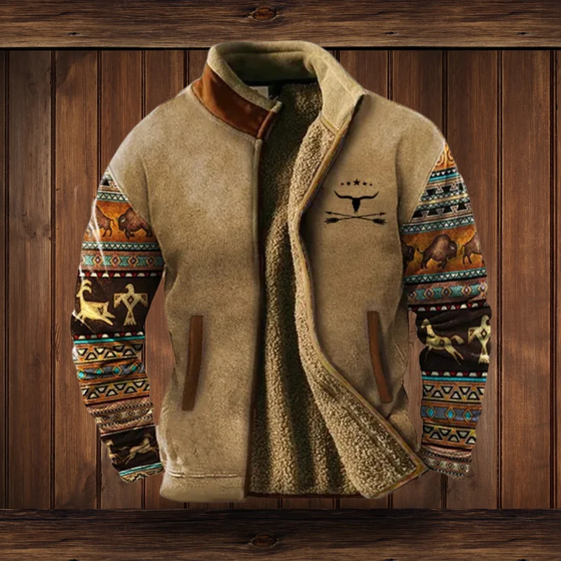 Outdoor Fleece Jacke | Warm Gefüttert | Weiche Struktur | Ideal für Abenteuer