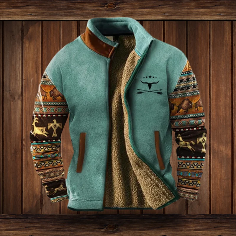 Outdoor Fleece Jacke | Warm Gefüttert | Weiche Struktur | Ideal für Abenteuer