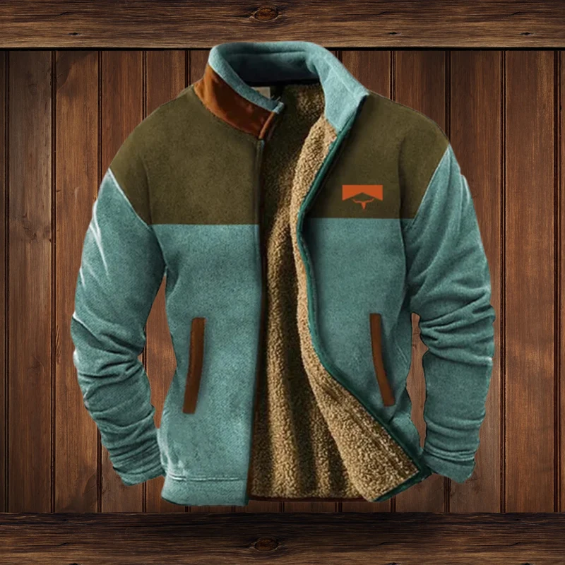 Outdoor Fleece Jacke | Warm Gefüttert | Weiche Struktur | Ideal für Abenteuer