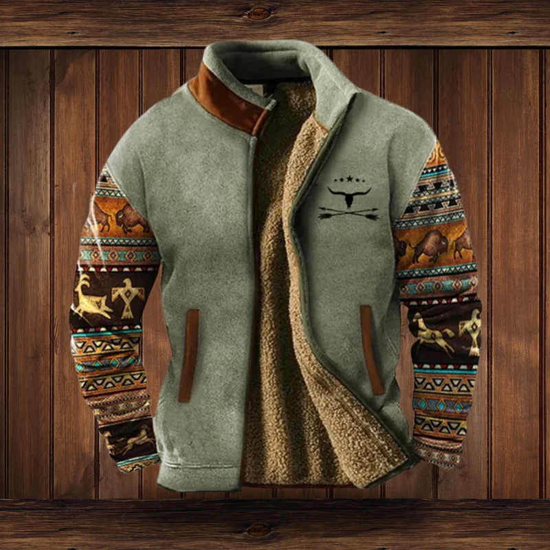 Outdoor Fleece Jacke | Warm Gefüttert | Weiche Struktur | Ideal für Abenteuer