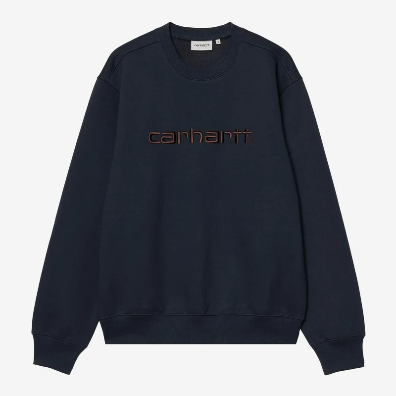 Carhartt WIP Herren Carhartt Sweat Top | Deep Night / Palisander