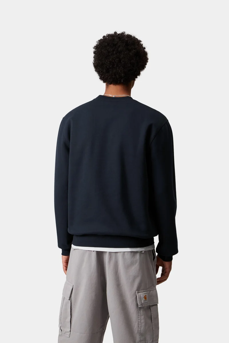 Carhartt WIP Herren Carhartt Sweat Top | Deep Night / Palisander