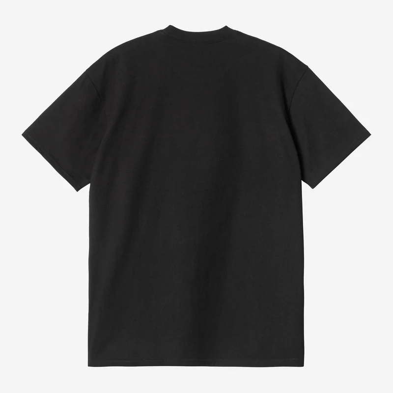 Carhartt WIP Herren Pocket Heart T-Shirt | Schwarz / Rot