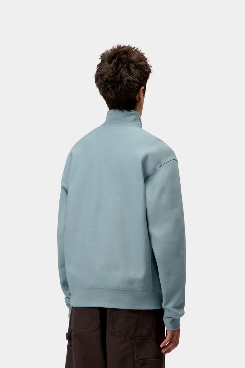 Carhartt WIP Herren Halb-Zip-Reißverschluss American Script Sweatshirt | Citadel