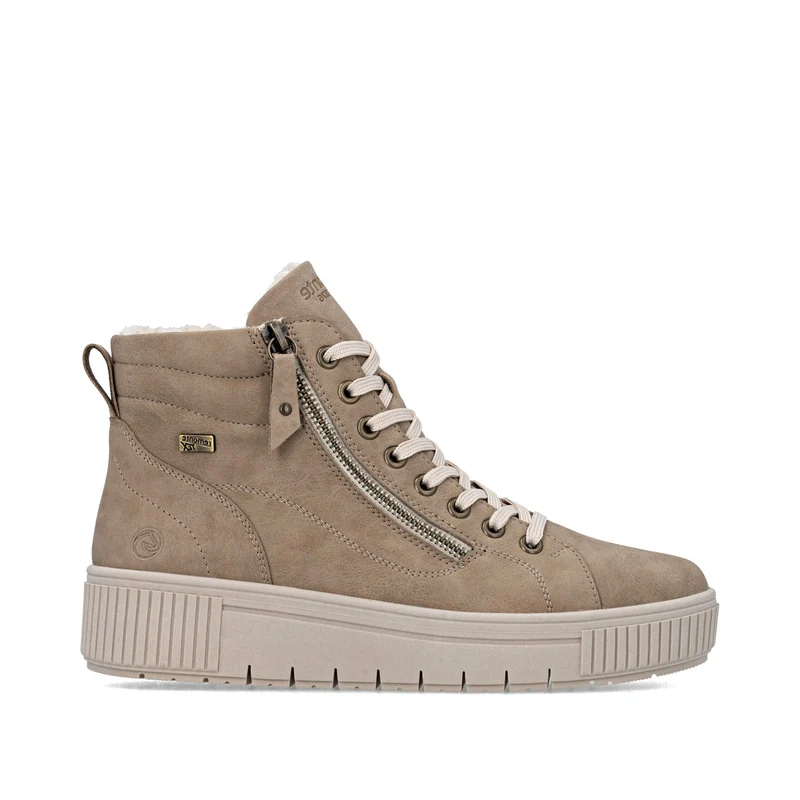 Remonte Damen Wildleder Stiefelette | Beige