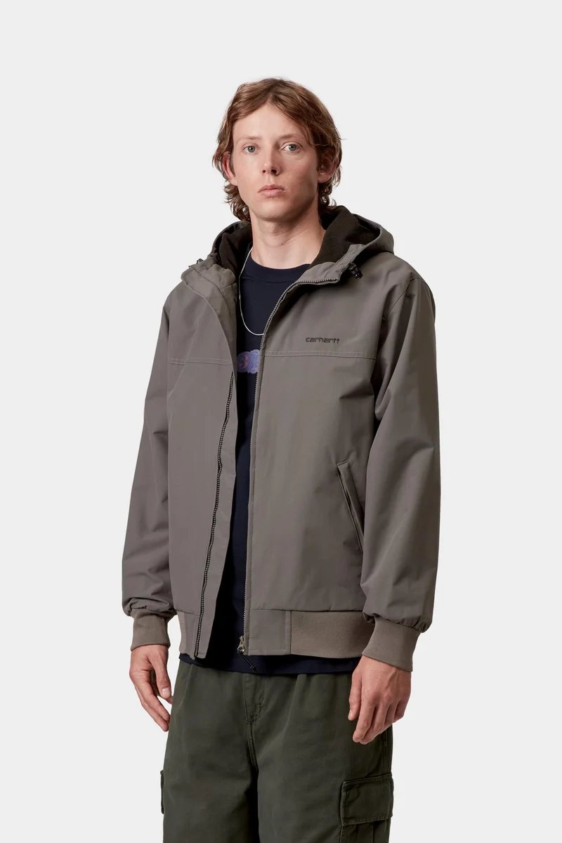 Carhartt WIP Herren-Segeljacke mit Kapuze | Porphyr