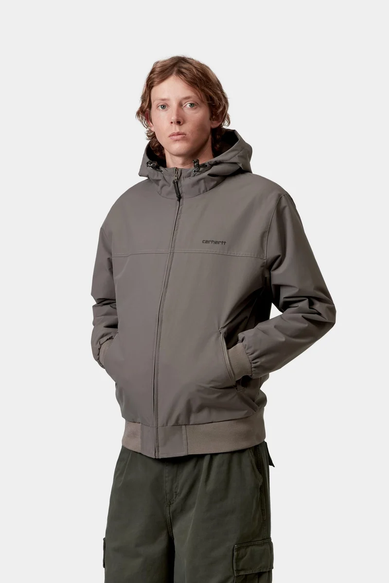 Carhartt WIP Herren-Segeljacke mit Kapuze | Porphyr