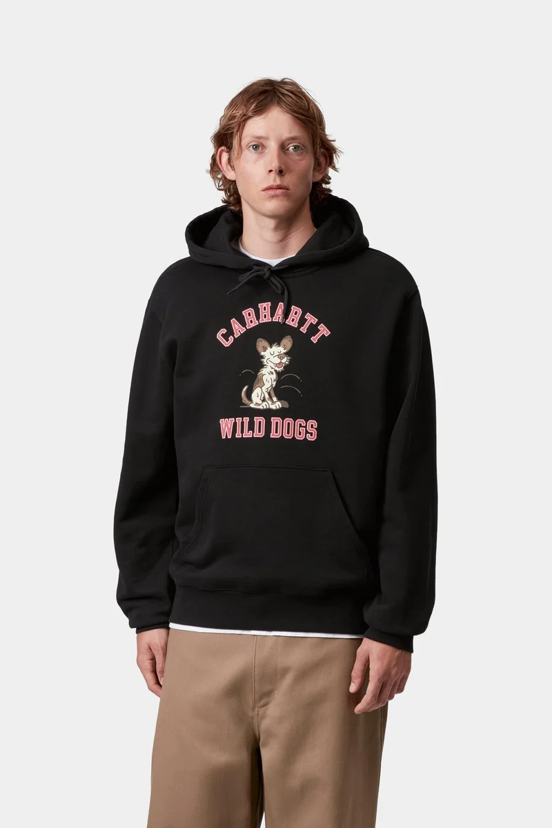 Carhartt WIP Wild Dog Sweatshirt für Herren | Schwarz