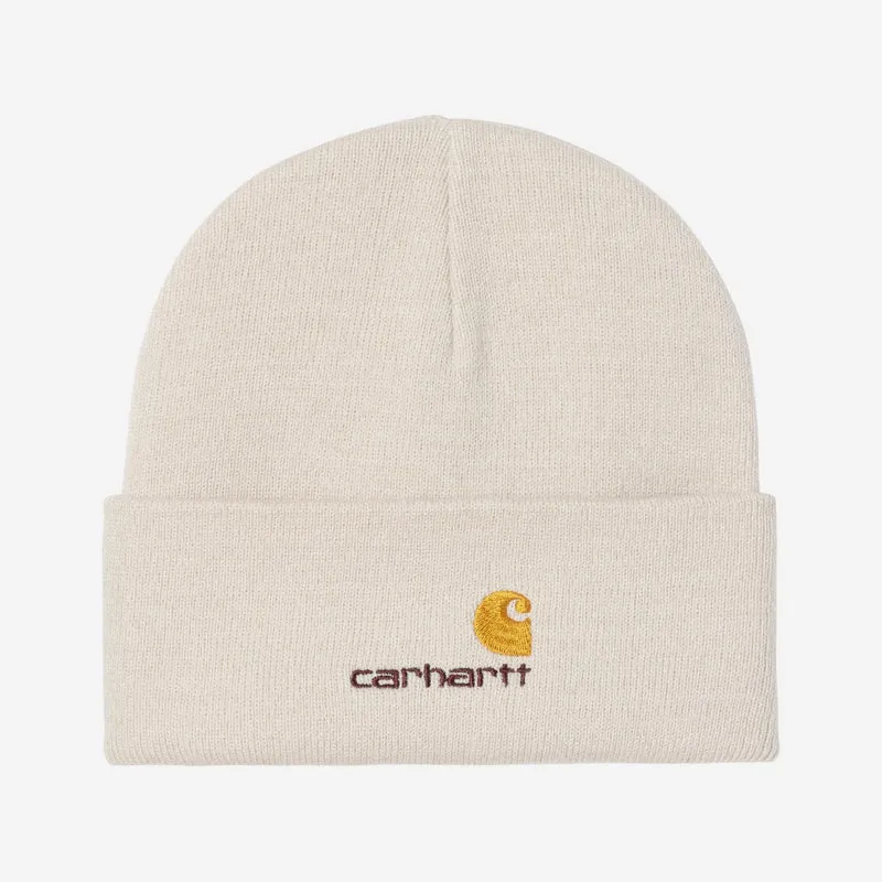 Carhartt WIP Unisex American Script Mütze | Natürlich