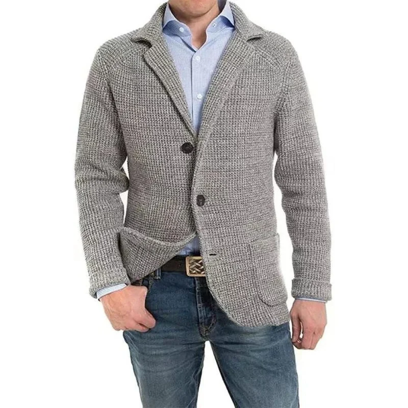 Ulysa | Strukturierter Strickblazer mit Revers