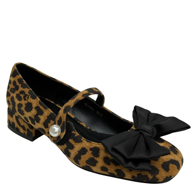 Una Healy Damenschuh Elvura | Wilder Gepardendruck