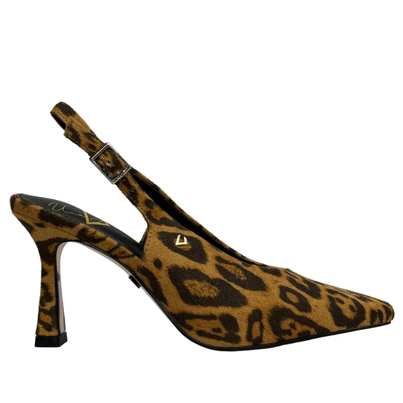 Una Healy Damen Let the Mystery High Heel | Wild Side Geparden-Print