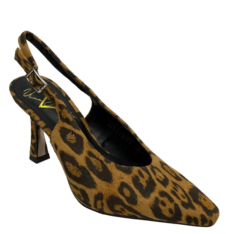 Una Healy Damen Let the Mystery High Heel | Wild Side Geparden-Print