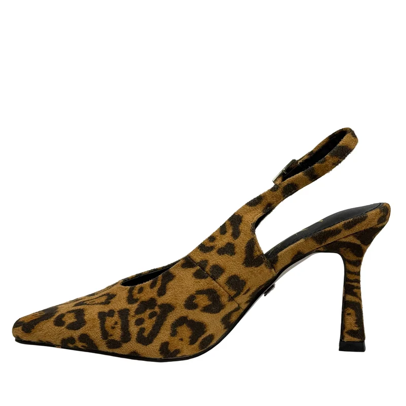 Una Healy Damen Let the Mystery High Heel | Wild Side Geparden-Print