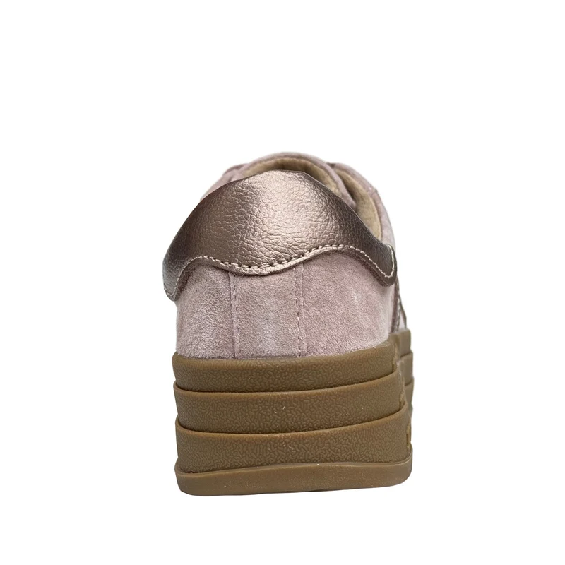 Drilleys Damen-Sneaker Sixty Eight | Rosa Gänseblümchen