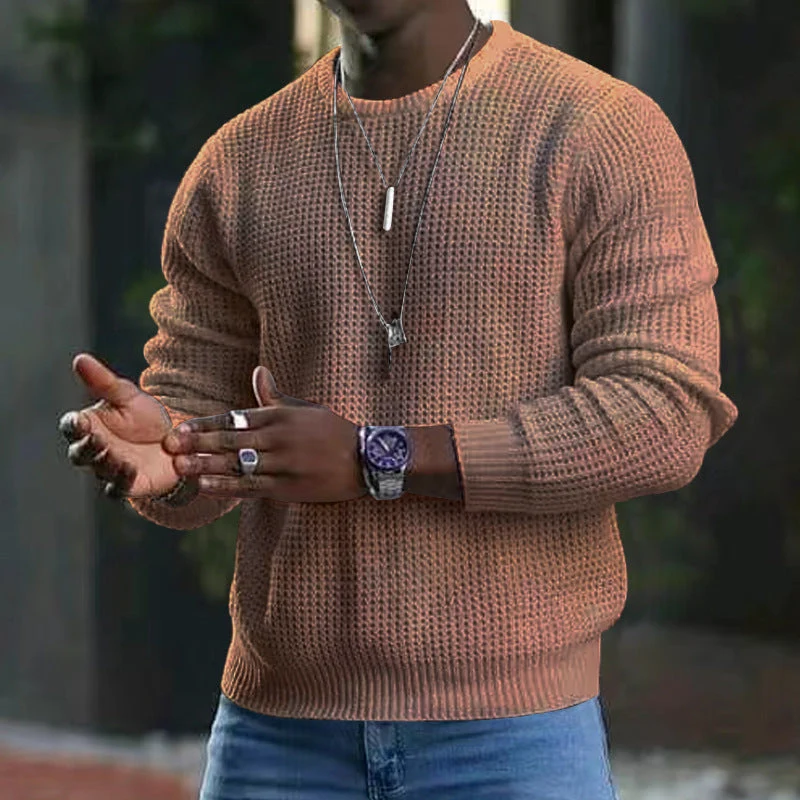Liana | Herren Langarm Rundhalsausschnitt Pullover