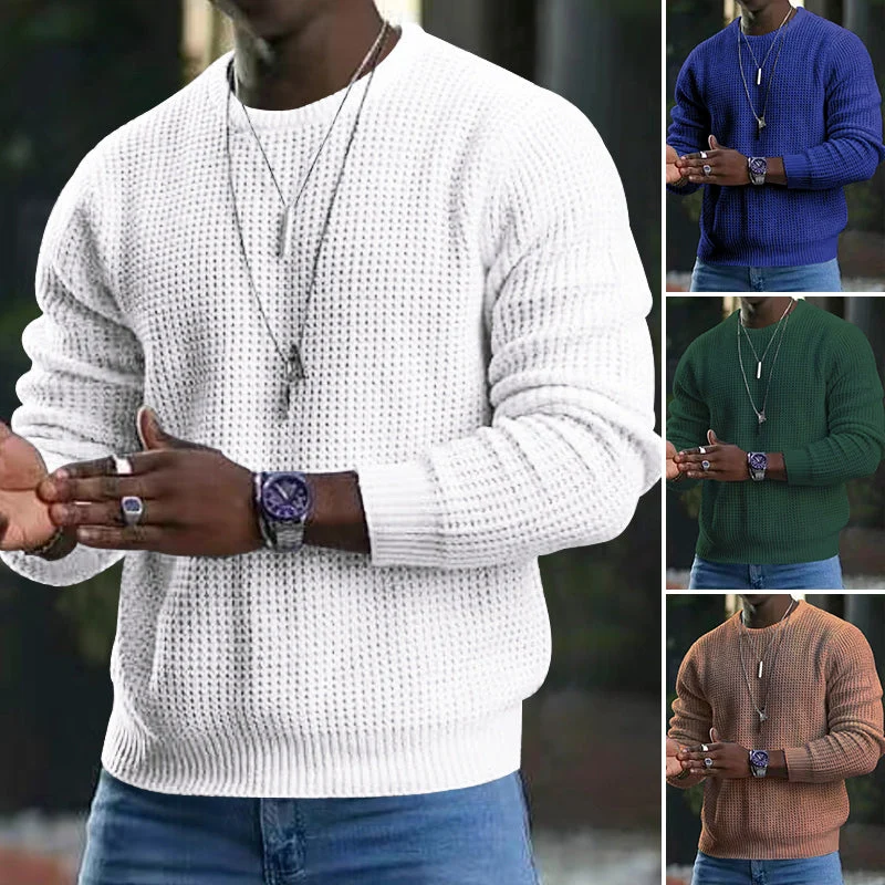 Liana | Herren Langarm Rundhalsausschnitt Pullover