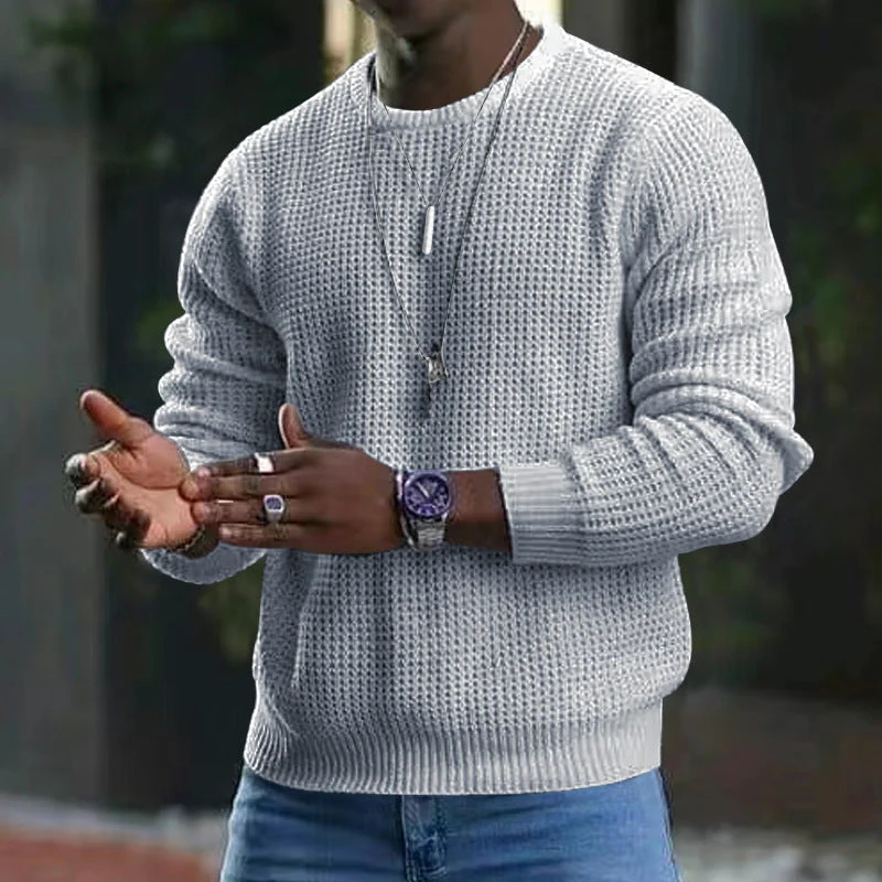 Liana | Herren Langarm Rundhalsausschnitt Pullover
