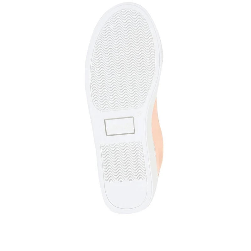 Tillie Apple Leather Trainers - TILLIE / 323 515 - Nude