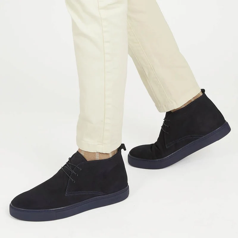 Sullivan Suede Chukka Boots - SULLIVAN / 319 268 - Navy Suede