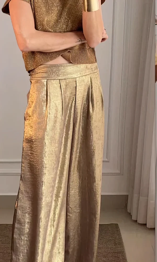 Zuleika | Elegante Top- und Hosen-Set