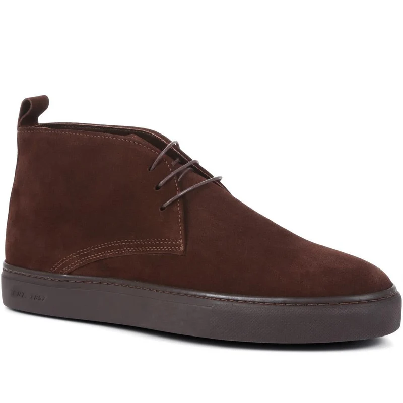 Sullivan Suede Chukka Boots - SULLIVAN / 319 268 - Brown Suede