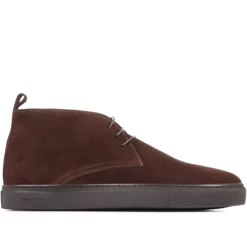 Sullivan Suede Chukka Boots - SULLIVAN / 319 268 - Brown Suede