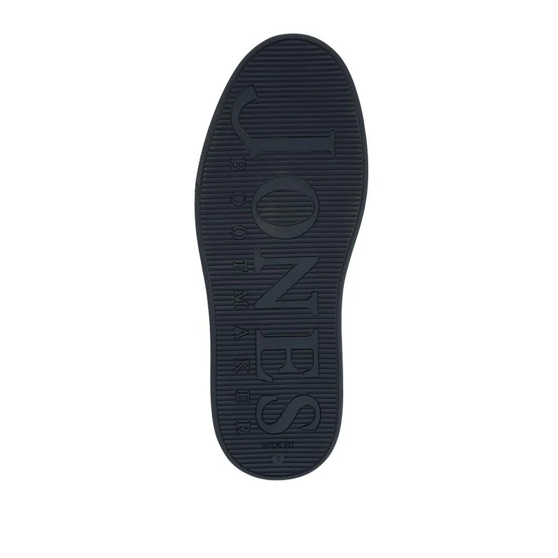Stevenage Wide Fit Leather Trainers - STEVENAGE / 328 097 - Navy Nubuck