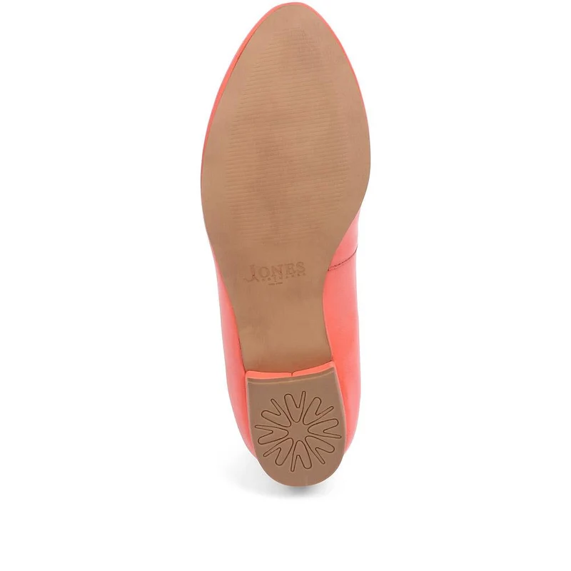 Soleil Leather Low Ballet Pumps - SOLEIL / 323 600 - Coral