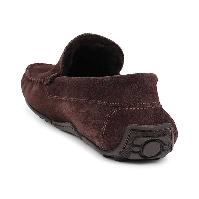 Zain Suede Full Slippers - ZAIN / 326 286 - Chocolate