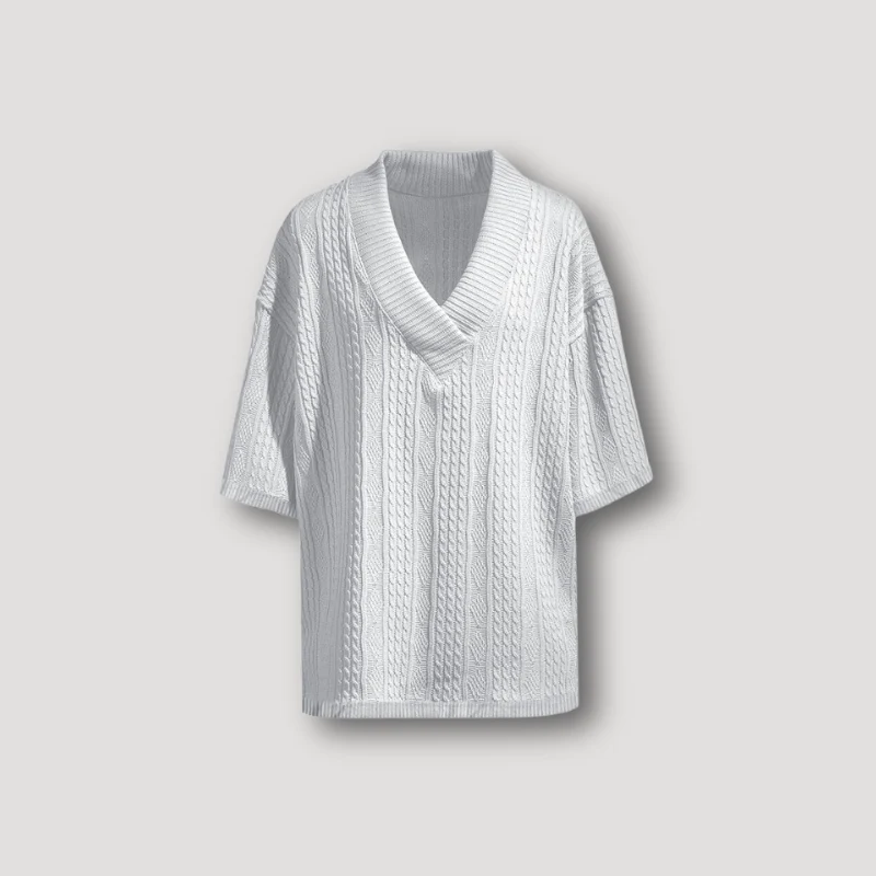 Ferdinand | Cable Knit Shirt und Kurz Sommer-Outfit