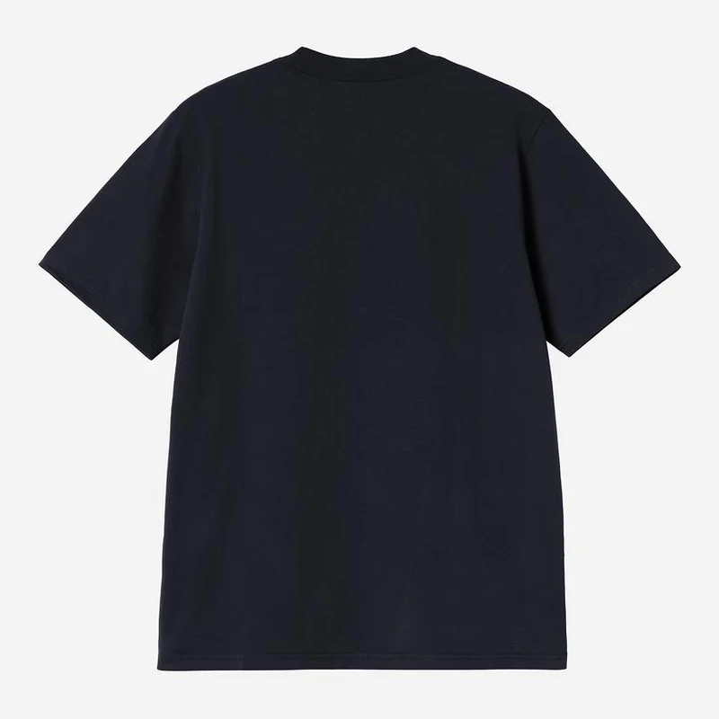 Carhartt WIP Herren-T-Shirt mit Universitätsaufdruck | Tiefdunkel