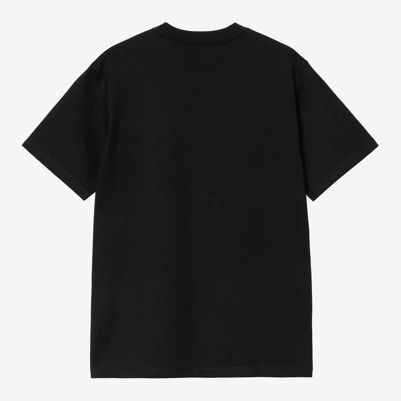 Carhartt WIP Herren-T-Shirt mit Universitätsaufdruck | Schwarz