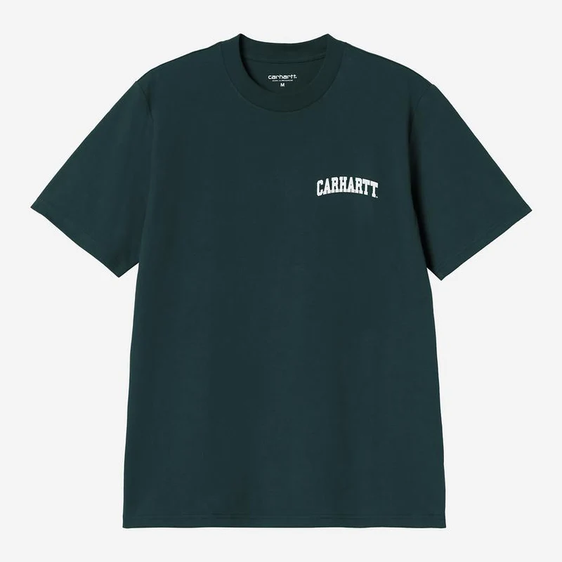 Carhartt WIP Herren-T-Shirt mit Universitätsaufdruck | Deep Lagoon