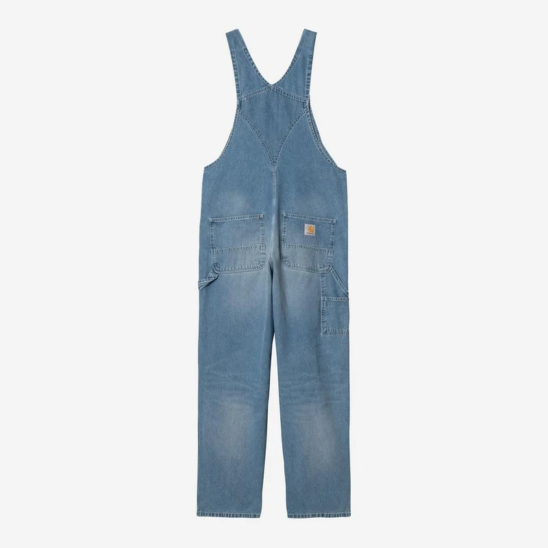 Carhartt WIP Herren Norco Denim Latzhose | Blau Hell True Washed