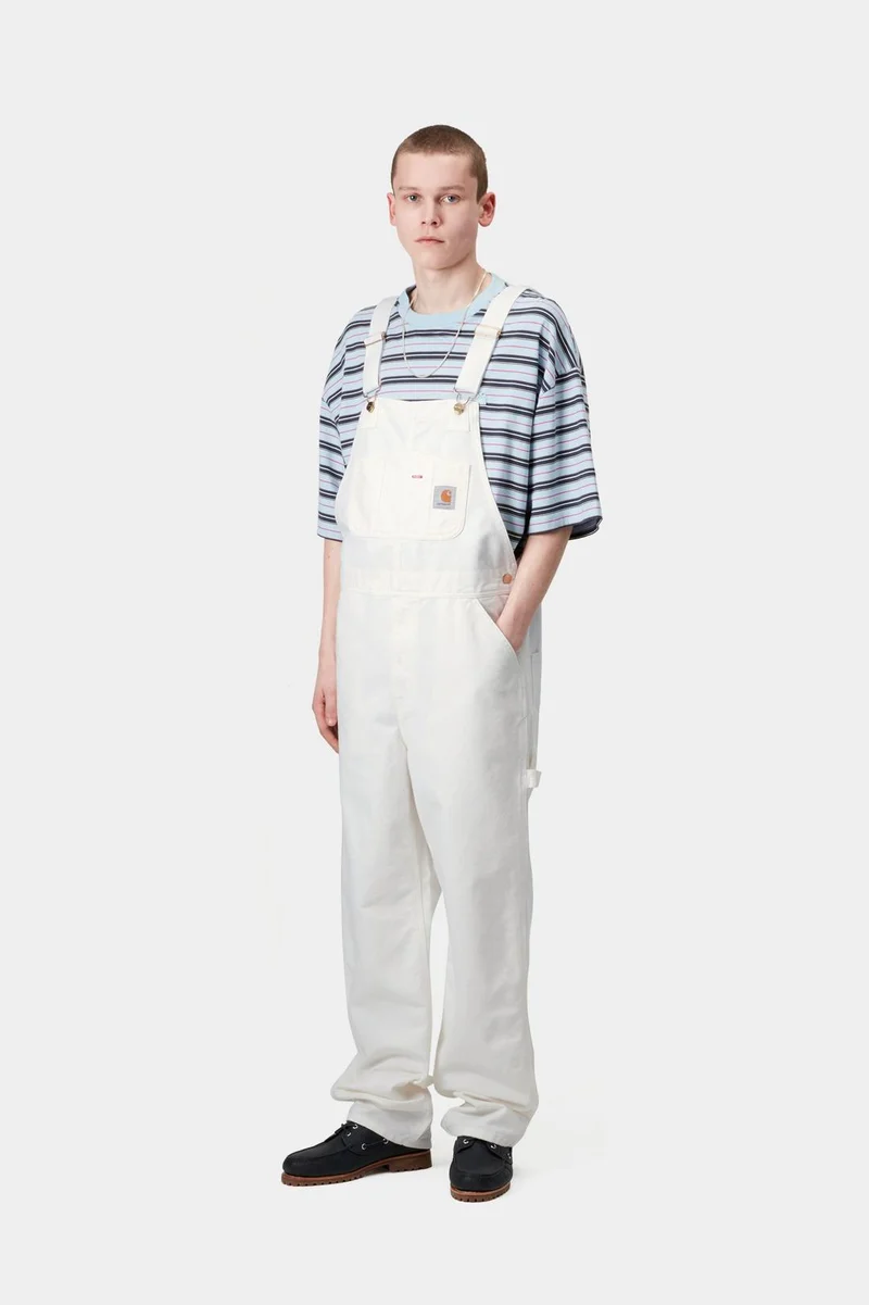 Carhartt WIP Latzhose Dearborn Canvas für Herren | Wachs gespült