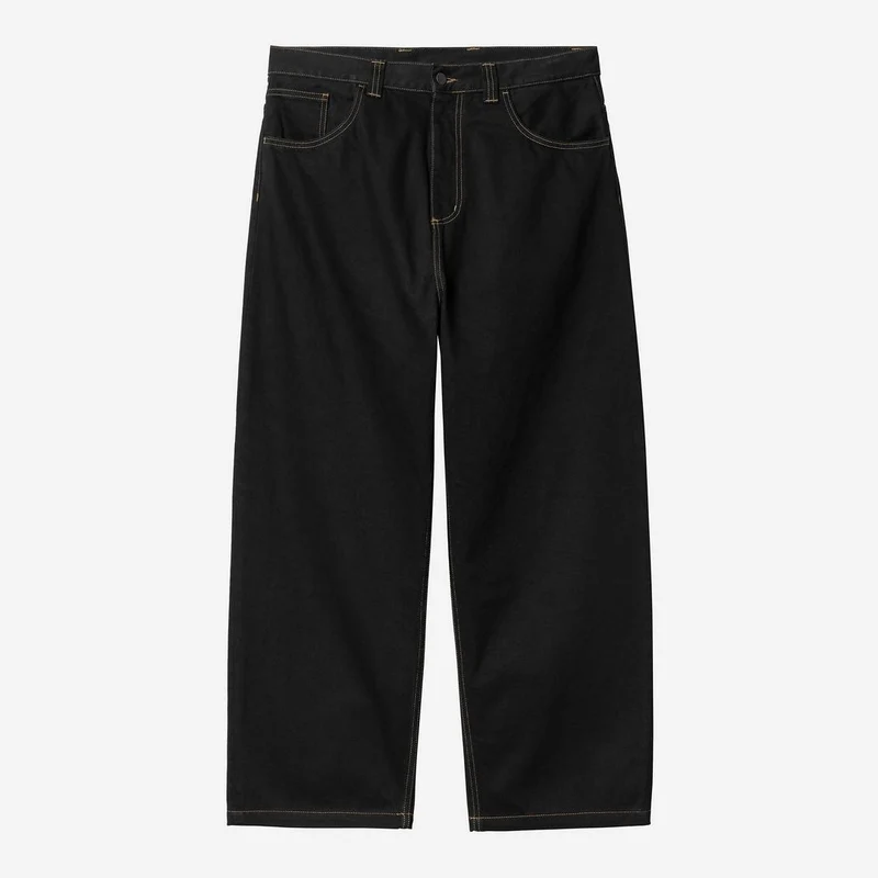 Carhartt WIP Herren Brandon Smith Jeanshose | Schwarz vorgewaschen