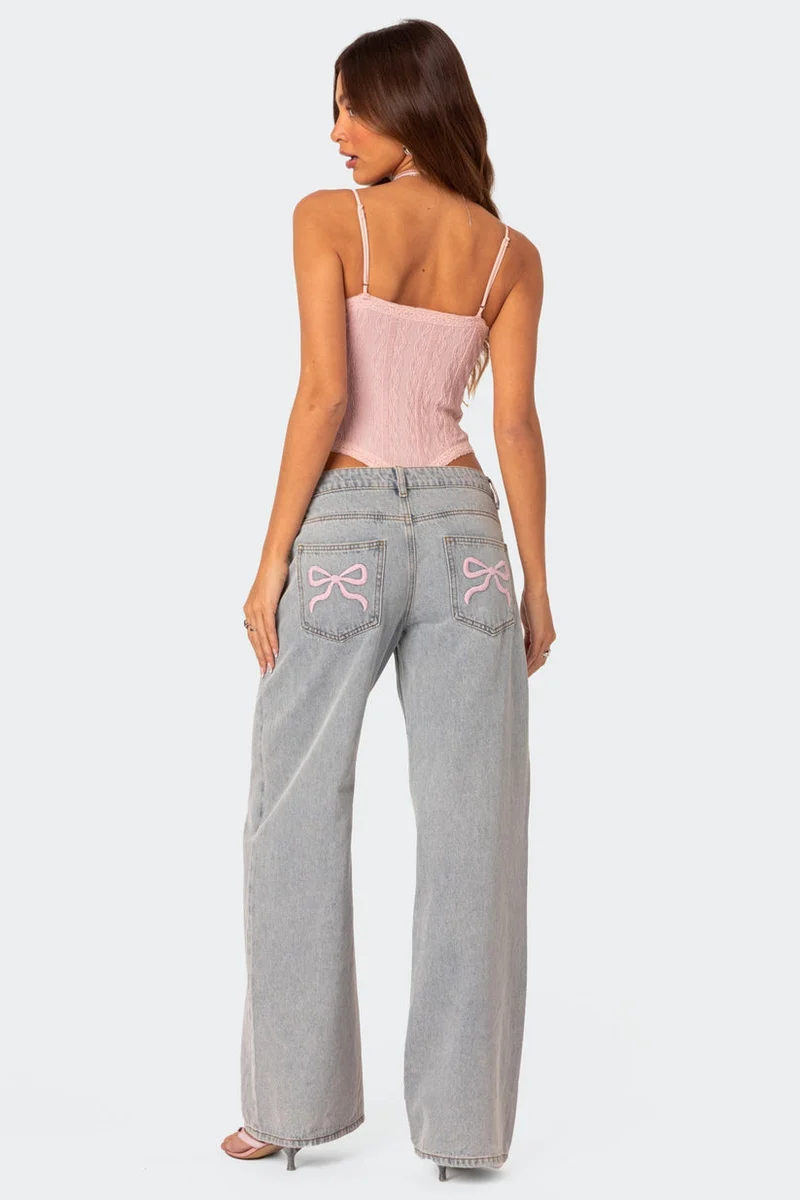 Gilda - Stylische Fliege Jeans [Letzter Tag Rabatt]
