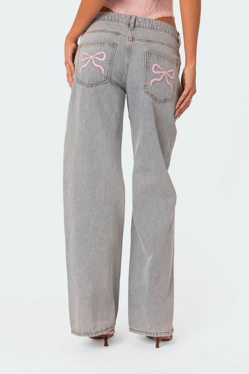 Gilda - Stylische Fliege Jeans [Letzter Tag Rabatt]
