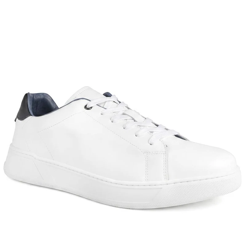 Salvino Leather Lace Up Trainers - SALVINO / 330 215