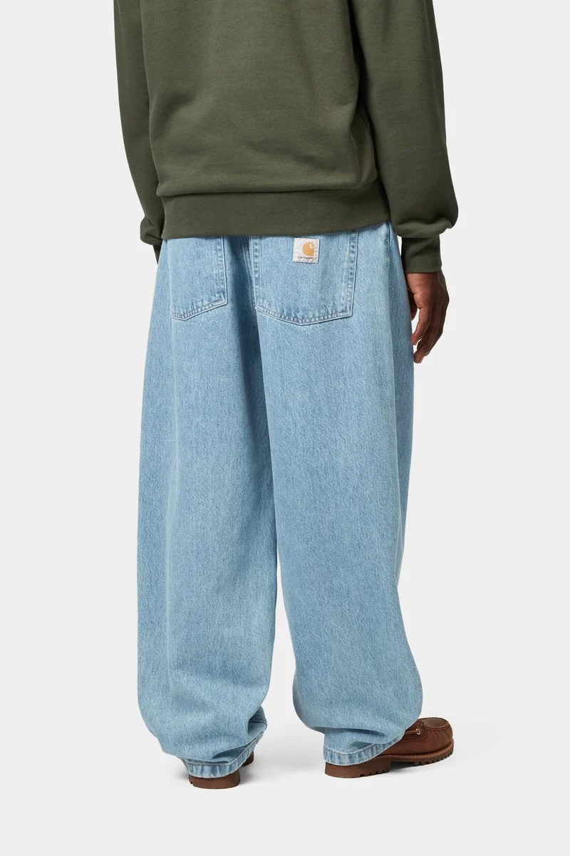 Carhartt WIP Herren Brandon Smith Jeans | Blauer Stein gebleichter