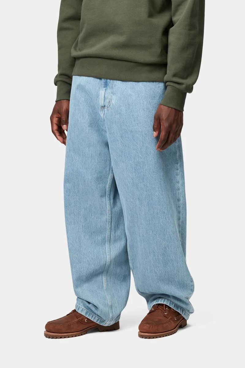 Carhartt WIP Herren Brandon Smith Jeans | Blauer Stein gebleichter