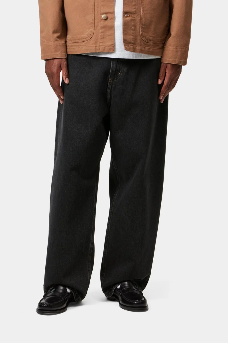 Carhartt WIP Herren Brandon Smith Jeans | Schwarz Stone Washed